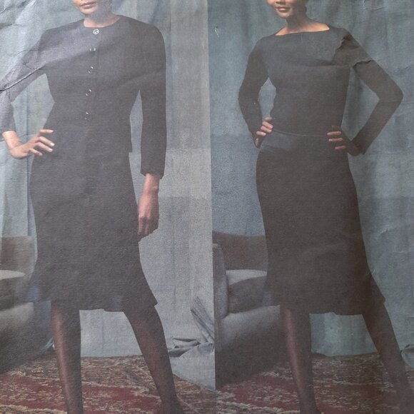Jacket and Skirt Sewing Pattern Vogue 2832 Size 12-16 UNCUT Vintage 2000s - Picture 3 of 10